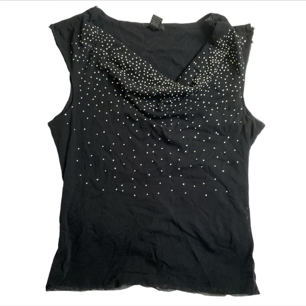 Vintage Y2K Studded Cowl Tank